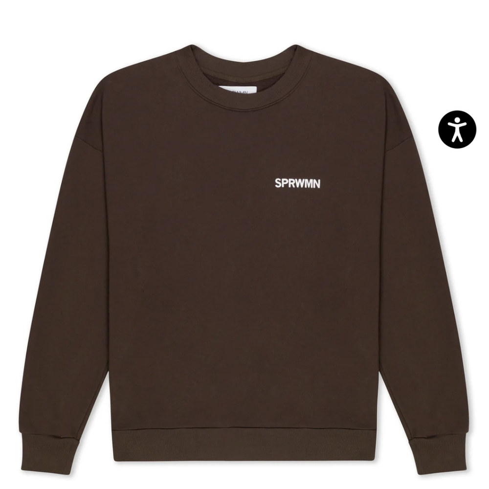 SPRWMN Americano cotton logo sweatshirt